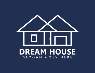 Projekt logo dla firmy Dream House | Projektowanie logo